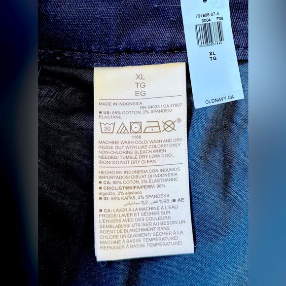 Old Navy, High-Waisted Everyday Shorts, Size XL, Navy - Picture 8 of 8